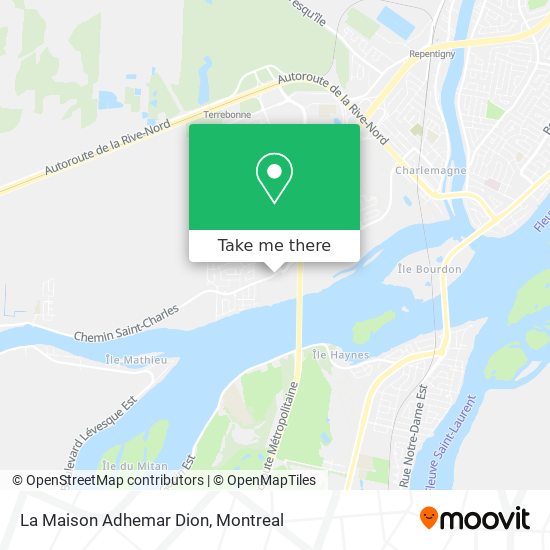 La Maison Adhemar Dion map