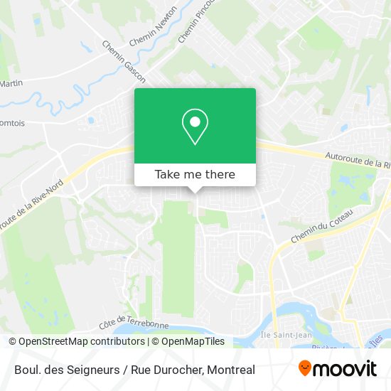 Boul. des Seigneurs / Rue Durocher map