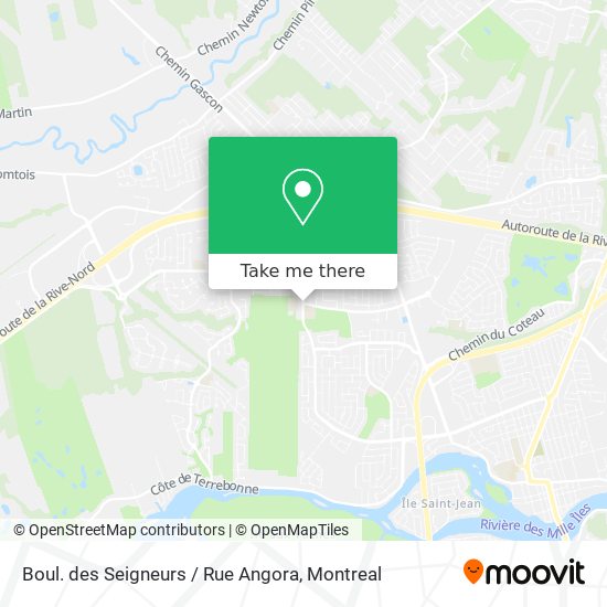 Boul. des Seigneurs / Rue Angora map