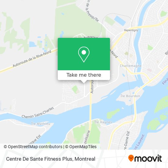 Centre De Sante Fitness Plus map