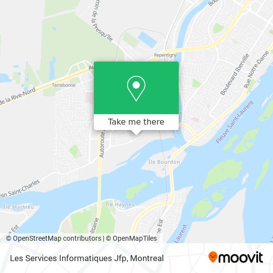 Les Services Informatiques Jfp map