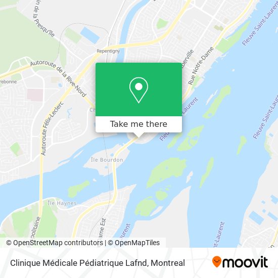 Clinique Médicale Pédiatrique Lafnd map