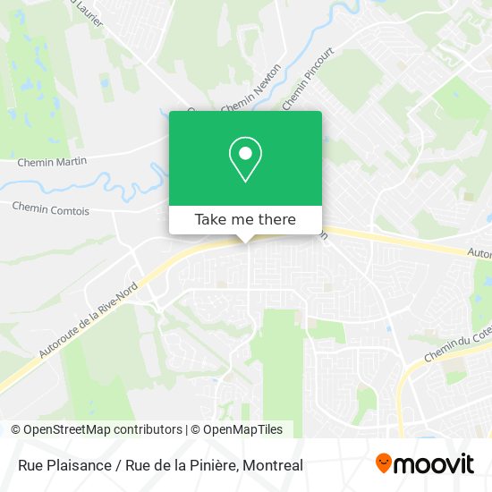 Rue Plaisance / Rue de la Pinière map