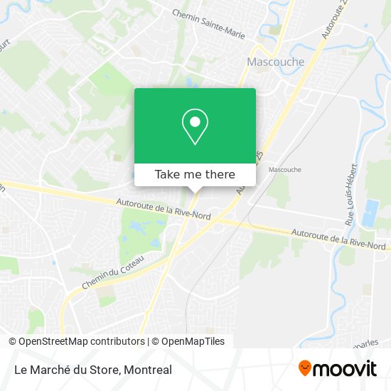 Le Marché du Store map