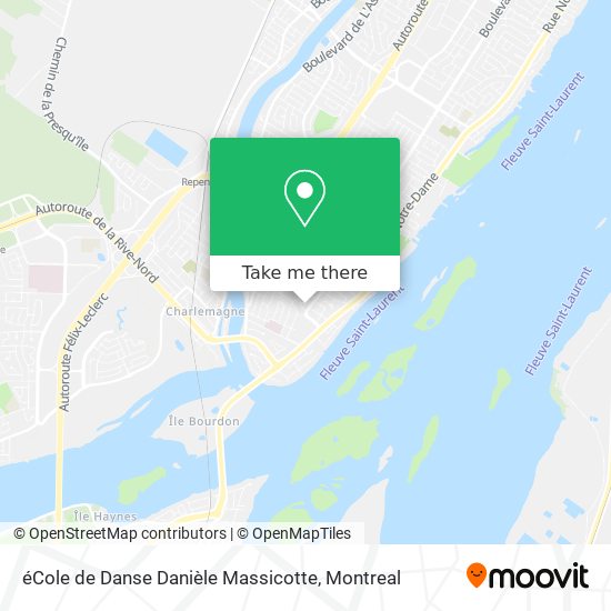 éCole de Danse Danièle Massicotte map