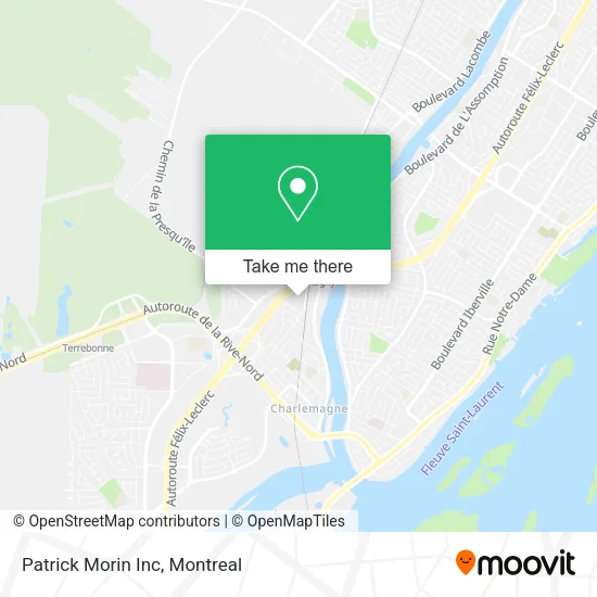 Patrick Morin Inc map