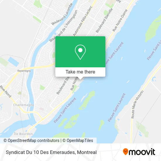 Syndicat Du 10 Des Emeraudes map