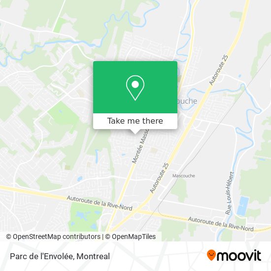 Parc de l'Envolée map