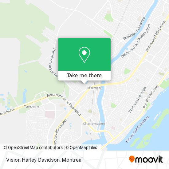 Vision Harley-Davidson map