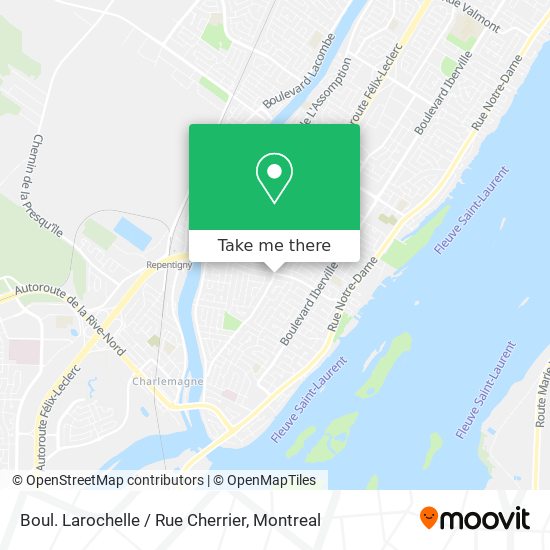 Boul. Larochelle / Rue Cherrier map