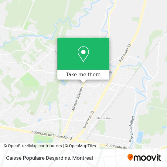 Caisse Populaire Desjardins map