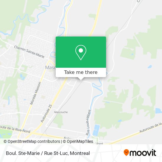 Boul. Ste-Marie / Rue St-Luc map