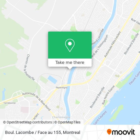 Boul. Lacombe / Face au 155 map