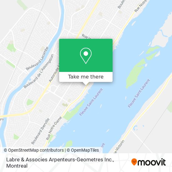 Labre & Associes Arpenteurs-Geometres Inc. map