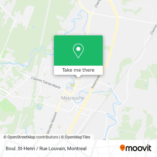 Boul. St-Henri / Rue Louvain map