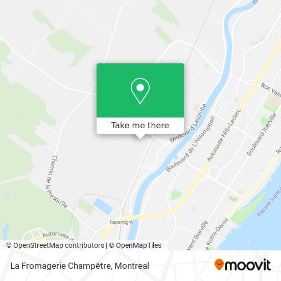 La Fromagerie Champêtre map