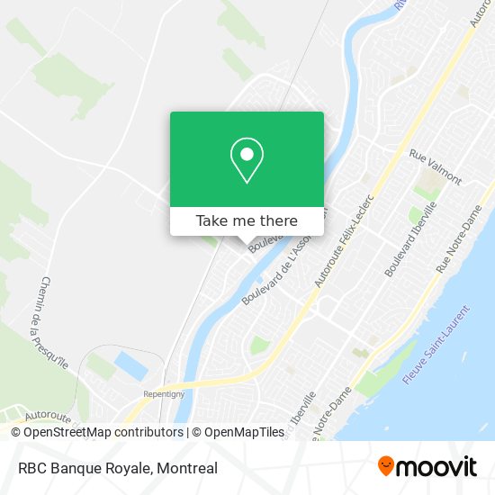 RBC Banque Royale map