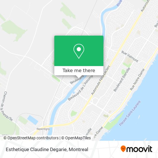 Esthetique Claudine Degarie map