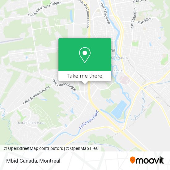 Mbid Canada map