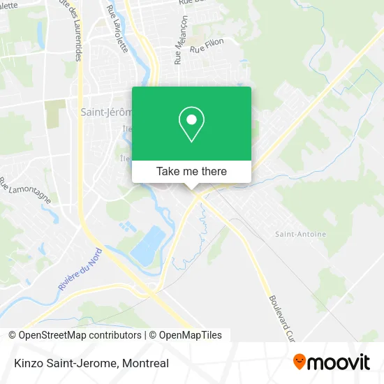 Kinzo Saint-Jerome map