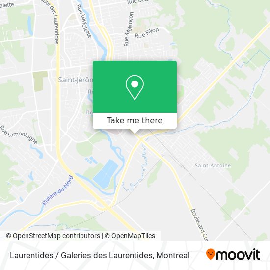 Laurentides / Galeries des Laurentides map