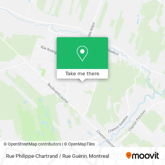 Rue Philippe-Chartrand / Rue Guérin map
