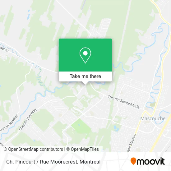 Ch. Pincourt / Rue Moorecrest map