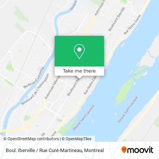 Boul. Iberville / Rue Curé-Martineau map