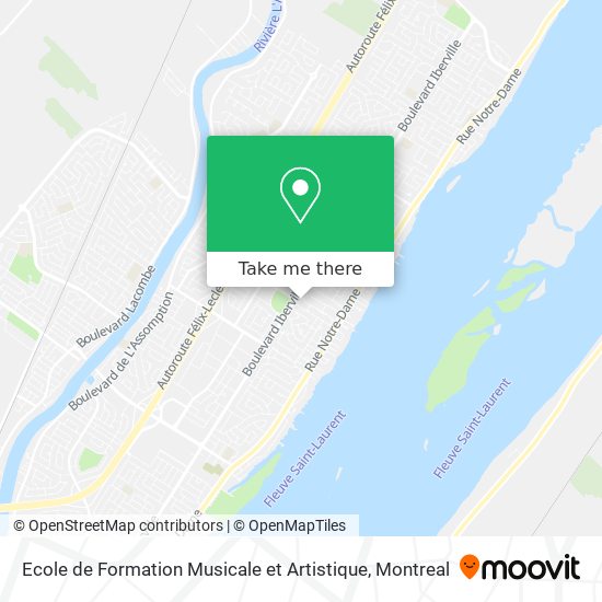 Ecole de Formation Musicale et Artistique map