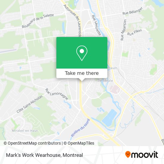 Mark's Work Wearhouse map