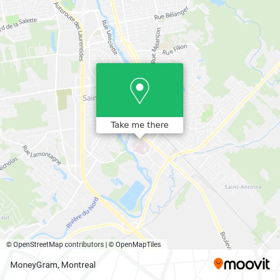 MoneyGram map