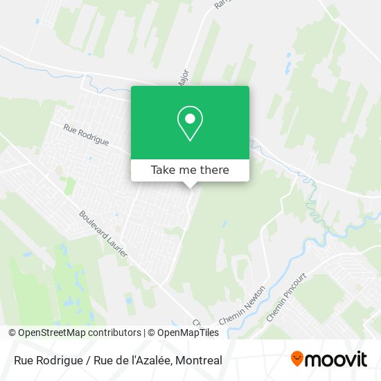 Rue Rodrigue / Rue de l'Azalée map