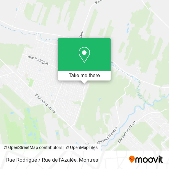 Rue Rodrigue / Rue de l'Azalée map