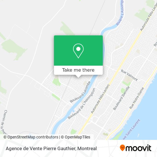 Agence de Vente Pierre Gauthier map