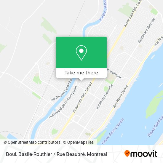 Boul. Basile-Routhier / Rue Beaupré map