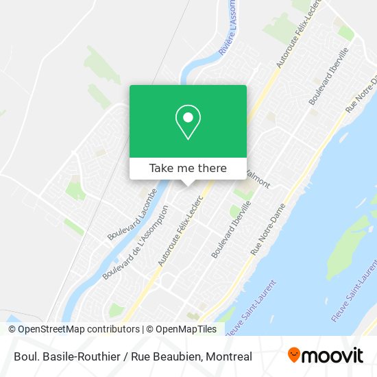 Boul. Basile-Routhier / Rue Beaubien map