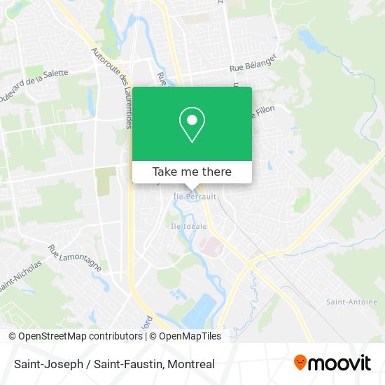 Saint-Joseph / Saint-Faustin map