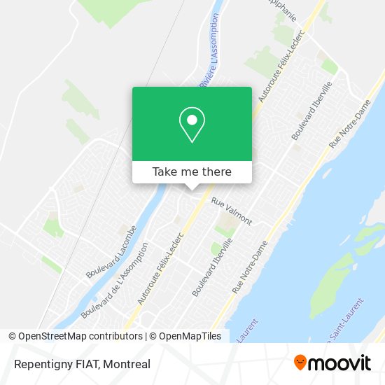 Repentigny FIAT map