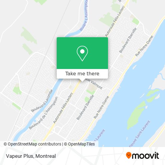 Vapeur Plus map