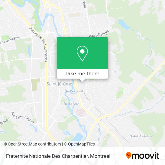 Fraternite Nationale Des Charpentier map
