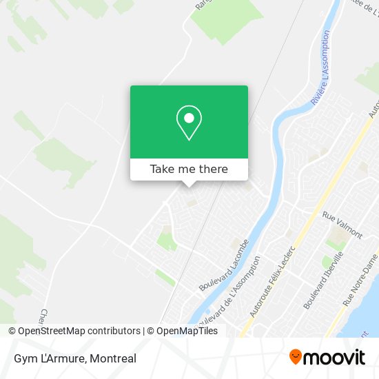 Gym L'Armure map