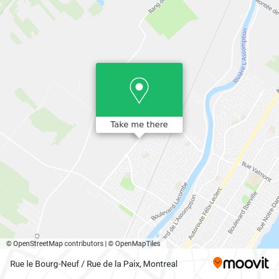 Rue le Bourg-Neuf / Rue de la Paix map
