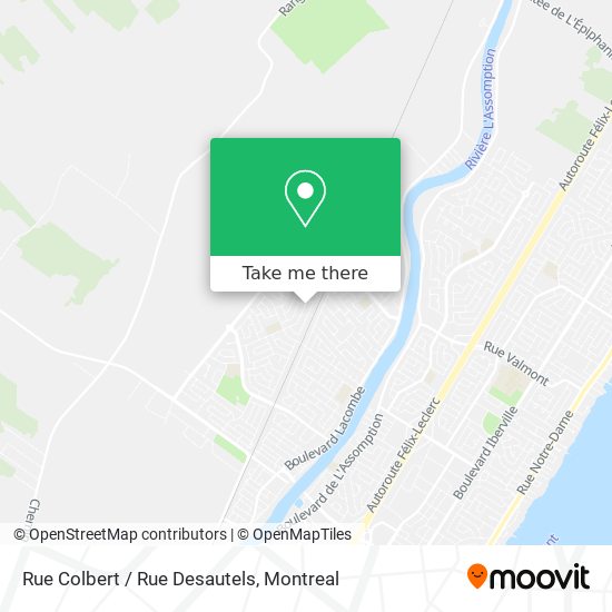 Rue Colbert / Rue Desautels map
