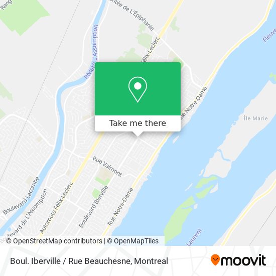 Boul. Iberville / Rue Beauchesne map