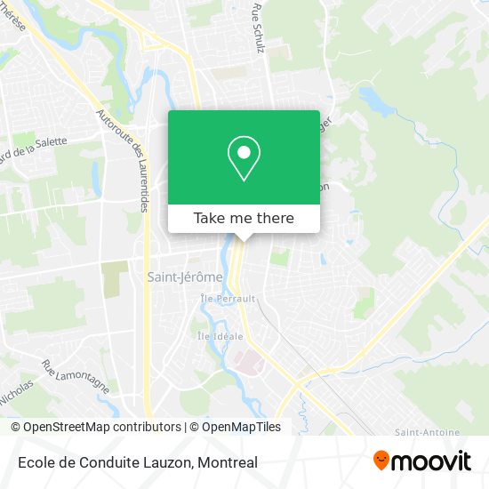 Ecole de Conduite Lauzon map