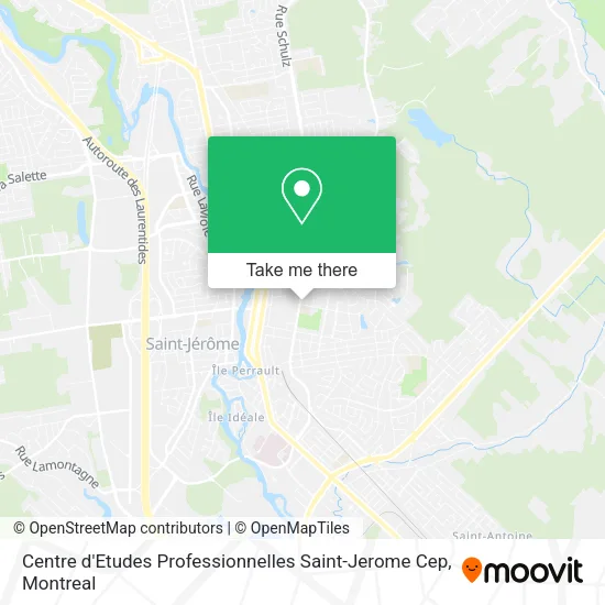 Centre d'Etudes Professionnelles Saint-Jerome Cep map