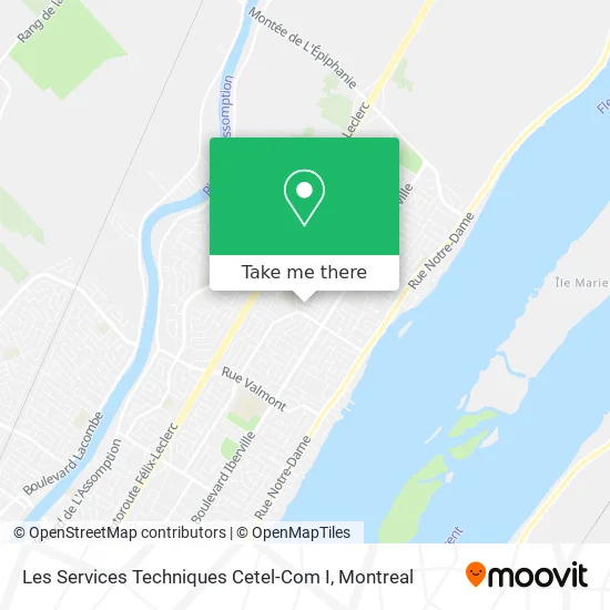 Les Services Techniques Cetel-Com I map