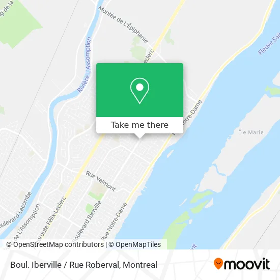 Boul. Iberville / Rue Roberval map
