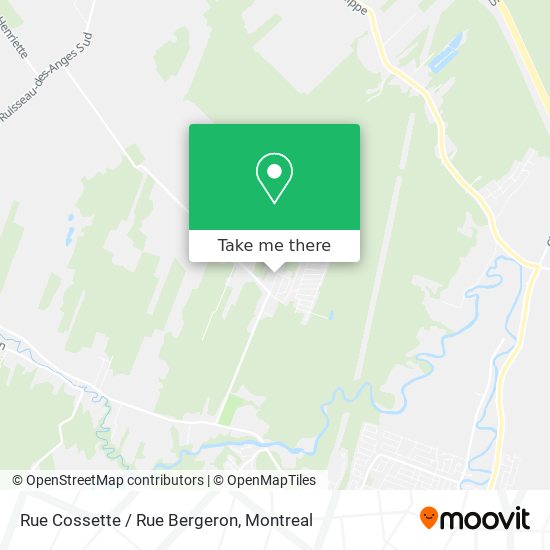 Rue Cossette / Rue Bergeron map
