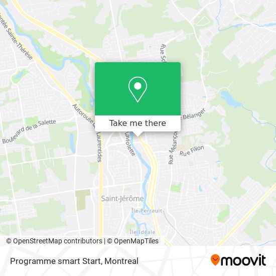 Programme smart Start map